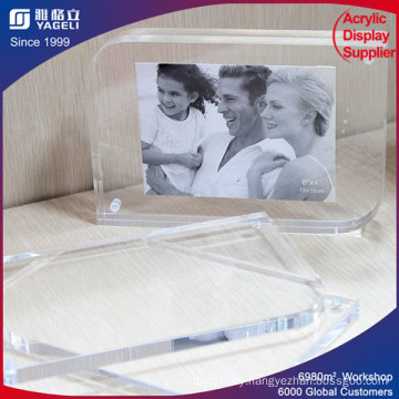 Pop Display Double Sided Acrylic Photo Frame with Magnet